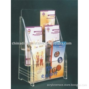 3-pocket acrylic leaflet holder/acrylic poster holder